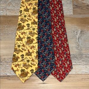 Salvatore Ferragamo (3) vintage ties